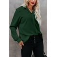 thumbnail image 5 of KISSMODA Women's Shirts Fashion Casual Loose Fit Long Sleeve Button Down Lightweight Collared Blouse Tops, 5 of 5