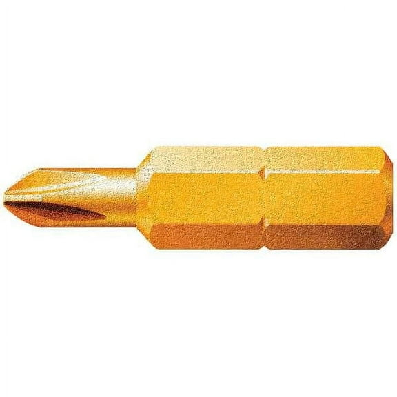 Wera Drywall Bit,SAE,1/4",Hex,No 2,1",S2 Steel 05135008001