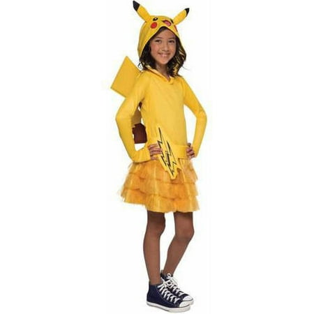 Pokemon Pikachu Hoodie Dress Child Halloween Costume