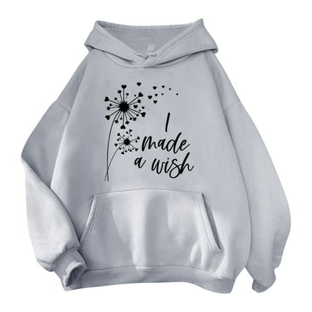 

Women S Long Sleeve Everyday Print Sweatshirt Long Sweatshirt Hooded Drawstring Sweatshirt Print Festive Pajama Sets