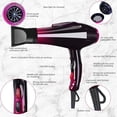 thumbnail image 2 of Professional Hair Dryer Ionic Blow Dryer 3500 Watt Salon Hair Dryers Ceramic Tourmaline Quick Dry Blow Dryer with AC Concentrator Diffuser Attachments, 2 of 5