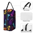 thumbnail image 3 of XMXT Large Capacity Makeup Pouch Bag, Gradient Gamepad Print Make Up Storage Bag Cosmetic Travel Toiletry Bags for Women Men, One Size, 3 of 9