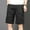 Black, variant on Mens Cargo Shorts Qiggri Men's Casual Pure Color Outdoors Pocket Beach Work Trouser Cargo Shorts Pant