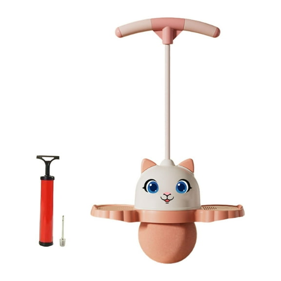 yotijay Pogo Jump Ball Bouncing Ball for Training Exercise Balance Ability PInk