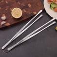 thumbnail image 6 of Dvumao 12-Inch Stainless Steel BBQ Tongs – Sausage Turning Clamp with Narrow Grip for Grilling Meat, Hot Dogs & Vegetables, 6 of 9