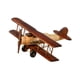 thumbnail image 1 of Modelo de avión hecho a mano, decoración de avión de escritorio, adorno de madera para oficinas. Estilo B, 1 of 9