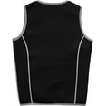 thumbnail image 5 of FILA Accessories Men's Sauna Vest - Neoprene Sweat Suit Zipper Tank Top Hot Slimming Body Shaper Waist Trainer for Weight Loss, Running, Walking, Weightlifting, Exercise & Fitness Workouts, Medium, 5 of 7