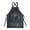 Black, variant on POYOGA Women Men Jean Bib Apron for Cross Back Adjustable Strap Vintage Washed Denim Work Apron with Pockets for Hair Stylist B