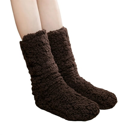 

Jamlynbo Women Fuzzy Socks Warm Soft Fluffy Socks Thick Cozy Plush Sock Winter Floor Socks Female Gift Warm Thicken Socks