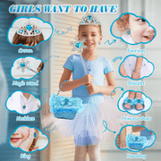 Huge Wave Princess Toys for Girls 2-8 Year Old, Dress up for Toddler Girls, Christmas Birthday Pretend Play Jewelry Toy Gift for Little Girl's