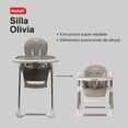 thumbnail image 3 of Silla Alta Periquera Motek Olivia Plegable Deluxe Color Gris, 3 of 6