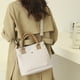 thumbnail image 5 of Bolsa de lona con asa superior Likrtyny vintage cruzados grandes Para mujer y niña blanco, 5 of 8