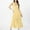 Yellow, variant on Ruffle Tiered Swing Chiffon Bridesmaid Dresses Long for Women Sleeveless V Neck Formal Evening Dresses Red XL