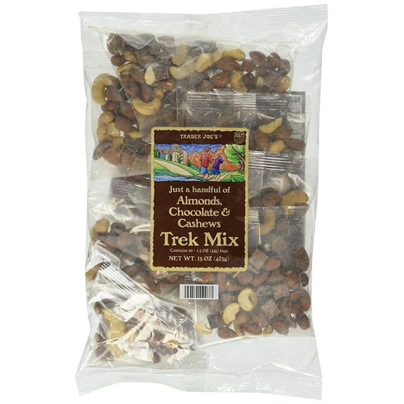 Just a Handful of Simply Almonds, Cashews Chocolate Trek Mix