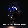 thumbnail image 5 of Kit de luces LED para casco Lego Darth Vader 75304 - Juego de luces compatible con Lego 75304 - Versión clásica (Kit de luces sin modelo), 5 of 5