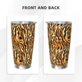 thumbnail image 3 of Rateoe Zebra Printed Car Guy Gifts for Men Women Tumbler - 20oz/590ml Double Wall Vacuum Insulated Stainless Steel Travel Tumbler Cups with Lid & Straw-Without Straw, 3 of 8