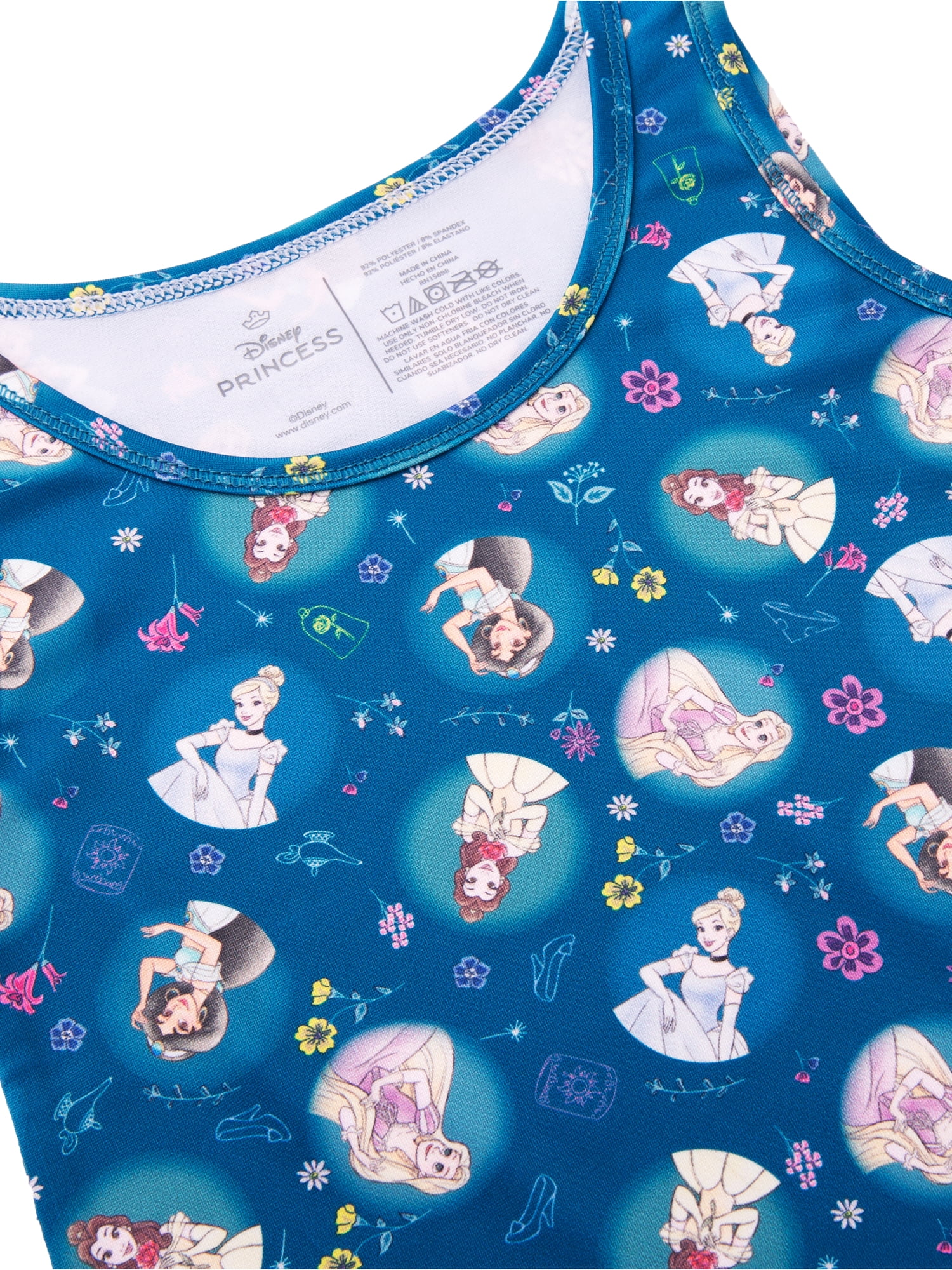 Character Toddler Girl Tank Top and Boyshorts Underwear Set, 3-Piece, Sizes 2T-4T