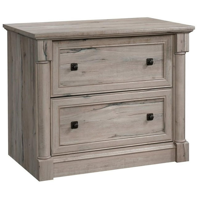 Pemberly Row 2 Drawers Lateral Oak Engineered Wood Filing Cabinet Easy Assembly