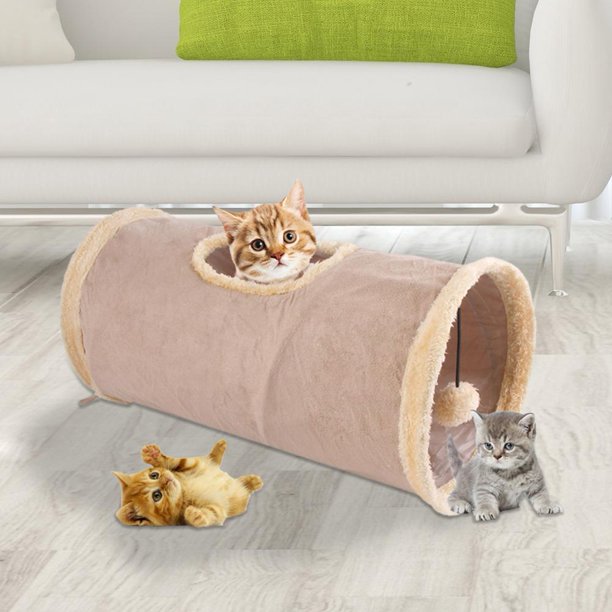 Divertido gato perro túnel juguetes gatito jugando pasadizo tubos bolas Kitty Channel Wdftyju Libre de BPA