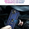thumbnail image 5 of For iPhone 7 / 8 / SE 2022 & 2020 Case ,Heavy Duty Shockproof Body Phone Cover Built in Metal Rotated Magnetic Ring Holder Kickstand,Anti-Scratch,Dual Layer Military-Grade Drop protection,Blue, 5 of 8