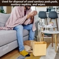 thumbnail image 5 of 300 Count Feminine Hygiene Liner Bags – 7.5 x 10 Inch Waxed Sanitary Napkin Disposal Bag, Waste Receptacle Paper Liners, Commercial Kraft Paper Bags for Sanitary Napkins, Cotton Slivers, Desserts, 5 of 7