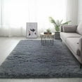 thumbnail image 1 of Veeogra Clearance Items,Microfiber Mat Machine Washable Rugs For Parlor Bedroom Fluffy Shaggy Bedside Floor Dorm Grey Area Rug Soft Gray Fuzzy Non Slip Indoor Room Carpet For Family Kitchen Aesthetic, 1 of 7