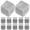 Grey, variant on 12pcs Cooling Wine Stones Wear-resistant Drink Stones Reusable Wine Rocks Whiskey Supply