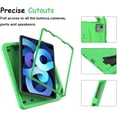 thumbnail image 3 of SUPNICE Kids Case for iPad Air 11-inch M4 2026/ M3 2025/ M2 2024，Built-in Screen Protector case For iPad Air 5th/4th Gen 10.9‘’, iPad Pro 11 inch 4th /3rd /2nd /1st(2018-2022), Green, 3 of 9