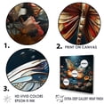 thumbnail image 3 of Designart "Butterfly Imaginative Journey" Animals Butterfly Floater Framed Wall Art Living Room, 3 of 5