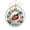 #3F, variant on Acrylic Sea Glass Christmas Tree Ornament 3.15in,Beach Themed Hanging Decor for Household Gift