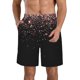 thumbnail image 1 of Balery Rose Gold Glitter1 Traje de Baño Estilo Hawaiano para Hombre, Shorts de Secado Rápido con Bolsillos-Small, 1 of 6