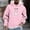 Pink, variant on JUSLIO Mens Sweatshirts Hooded Graphic Hoodies Long Sleeve Pullover Drawstring Everyday Sweatshirts
