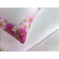 thumbnail image 4 of Ambesonne Pink Quilted Bedspread Set 3 Pcs, Romantic Daisies Framework, King Size, Pink Pale Pink Green, 4 of 5