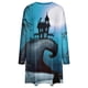 thumbnail image 4 of Vestido suelto de manga larga con estampado de Halloween y cuello redondo para mujer de talla grande de otoño Pompotops hdfakjf3280, 4 of 5