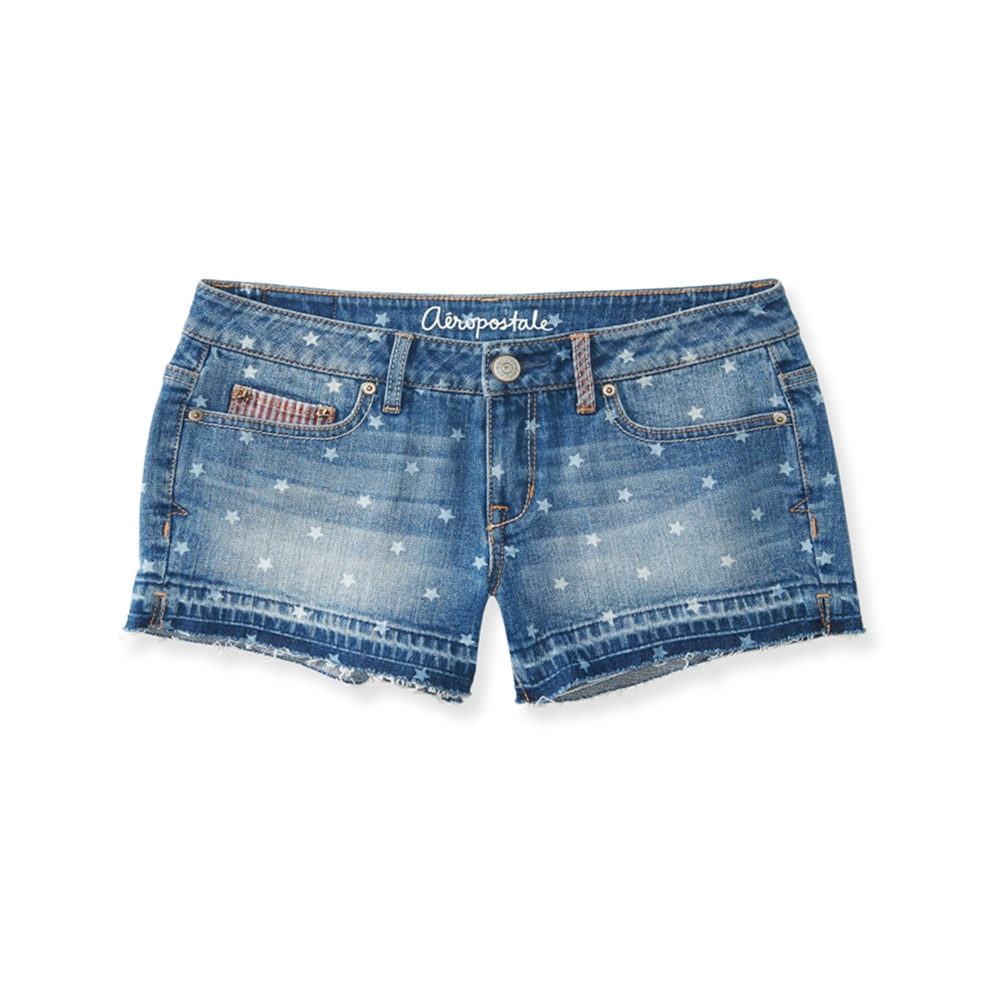 Aeropostale Womens Flag Shorty Casual 