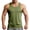Army Green, variant on Men's Solid Blank Sleeveless Tank Tops Workout Training Base Layer Shirts Lightweight Summer Athletic Tops,Gray,XXXL
