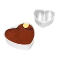 thumbnail image 4 of Birinta  2PCs  6 Inch Heart Shape Non-stick Removable Bottom Baking Pan Kitchen Cake Mold-6inch, 4 of 8