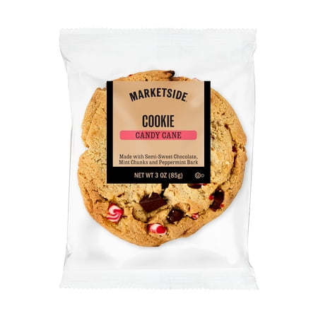 Marketside Candy Cane Baked Holiday Cookie, 3 oz (Shelf Stable)