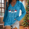 thumbnail image 5 of FDGIU Plus Size Christmas Tops for Women, Funny Xmas Tree Graphic Long Sleeve Tunic, Festive Holiday Tee, 5 of 5