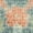 Blue Aqua, variant on Mainstays Persian Border Medallion Loop Print Rust Brown Indoor Area Rug, 5'x7'