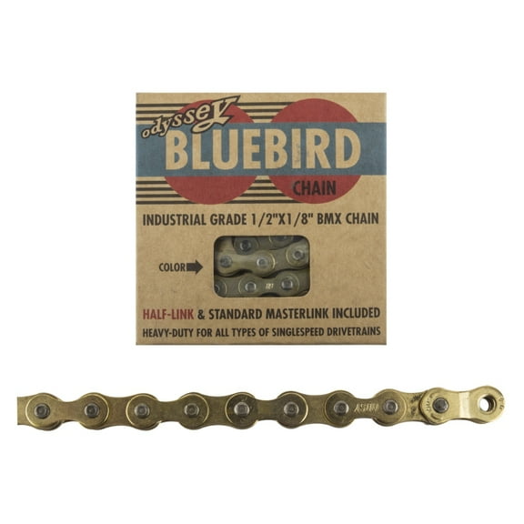 Odyssey BMX Bluebird Chain - Gold