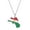 Silver, variant on Stainless Steel Kurdistan Map Pendant Necklaces Chain Kurdish Flag Map Pendant Kurdistan Clavicle Chain Jewelry