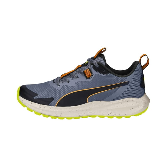 PUMA mens Twitch Runner Trail Sneaker, Blue Wash-evening Sky-sunset Glow, 9.5 US