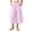 F-175Purple, variant on ZHOGXU Kids Child Girls Summer Capri Pants Elastic Waist Solid Color Wide Leg Breathable Lightweight Fashion Trousers With Pockets For Casual Daily Wear ,Purple,10-11 Years