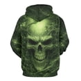 thumbnail image 2 of LAOLIUSN Hoodies Men Skull 3D Graphic Print Sweatshirts Pullover Tops with Pocket, S-4XL, 2 of 7