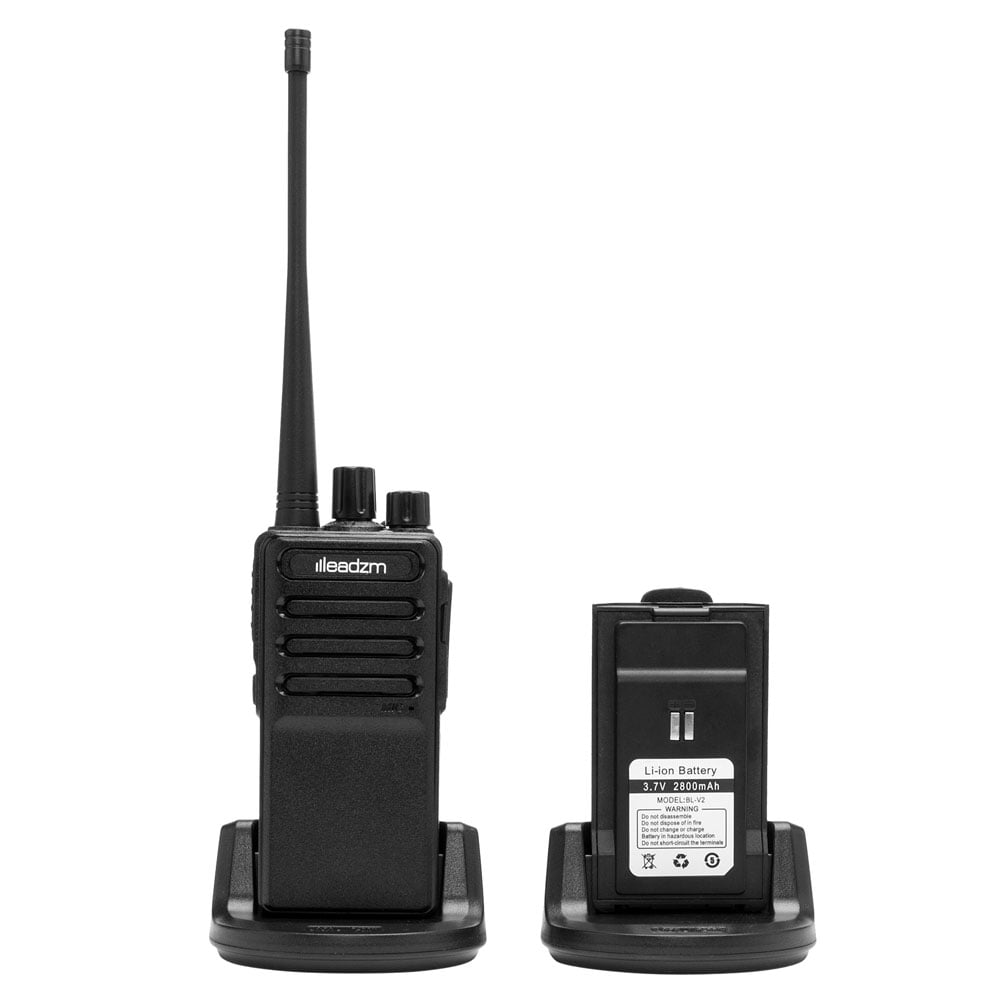 Leadzm LE-C2 Two Way Ham Radio UHF 400-470MHz Walkie Talkie 