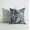 Navy Stripe / Distressed Floral, variant on 2-Pack Decor Throw Pillows in Yarn-Dyed Framed Stripe / Distressed Floral Patterns by Comfort Canopy