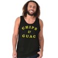 thumbnail image 5 of Chips & Guac Food Lover Workout Gym Tank Top T Shirts Men Women Brisco Brands S, 5 of 6