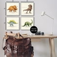 thumbnail image 3 of Stupell Educational Dinosaurs Scientific Species Animals & Insects Painting Gray Framed Art Print Wall Art, Set of 4, 3 of 9