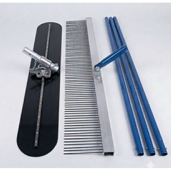 LLANA TIPO AVION 36" * 5" + PEINE TEXTURIZADOR 36" SEP 3/4" + 3 EXTENSIONES